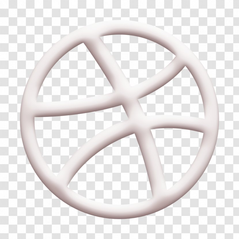 Dribbble Icon Portfolio Social - Wheel - Peace Rim Transparent PNG