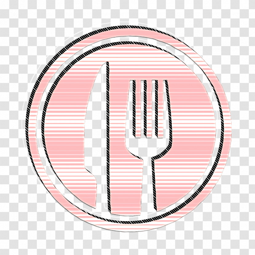 Interface Icon Kitchen Icon Fork And Knife Cutlery Circle Interface Symbol For Restaurant Icon Transparent PNG