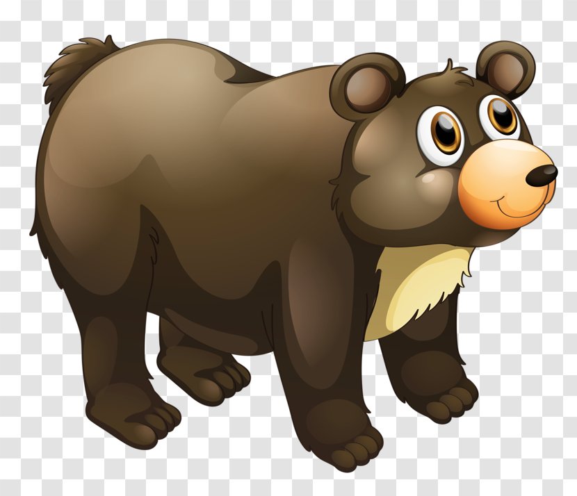 Polar Bear Brown El Oso Pardo American Black - Cartoon - Cute To Stay Transparent PNG