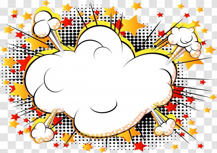 Comics Cartoon Explosion Comic Book - Illustration - Vector Cloud Transparent PNG