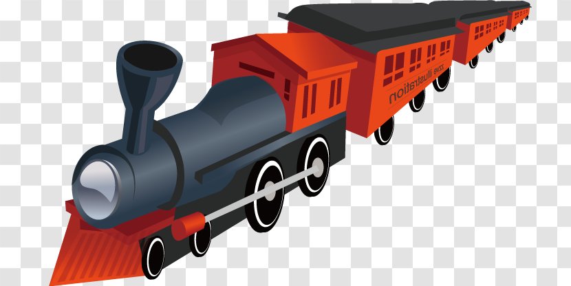 Train Rail Transport Rapid Transit Railroad Car Steam Locomotive - Gun Transparent PNG