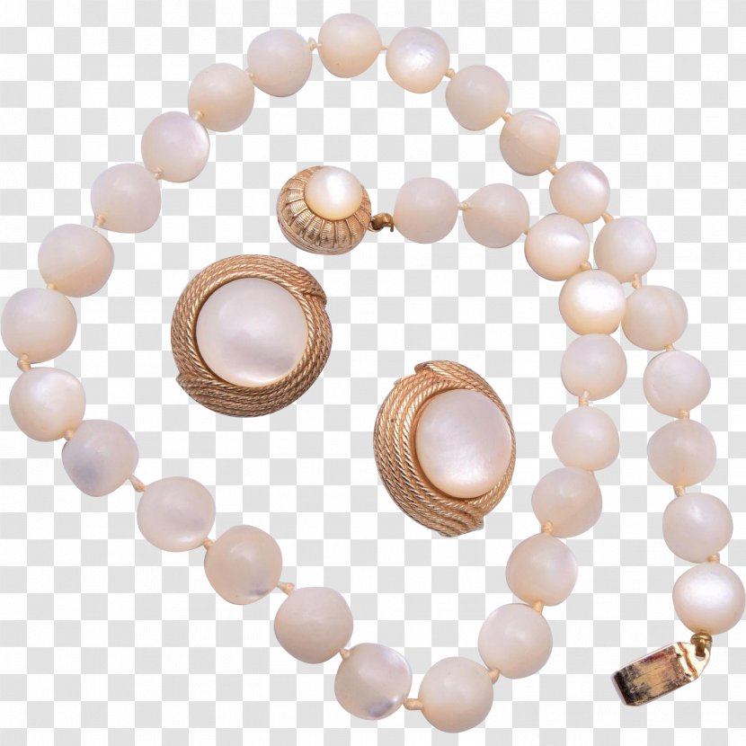 Pearl Earring Bead Necklace Bracelet Transparent PNG