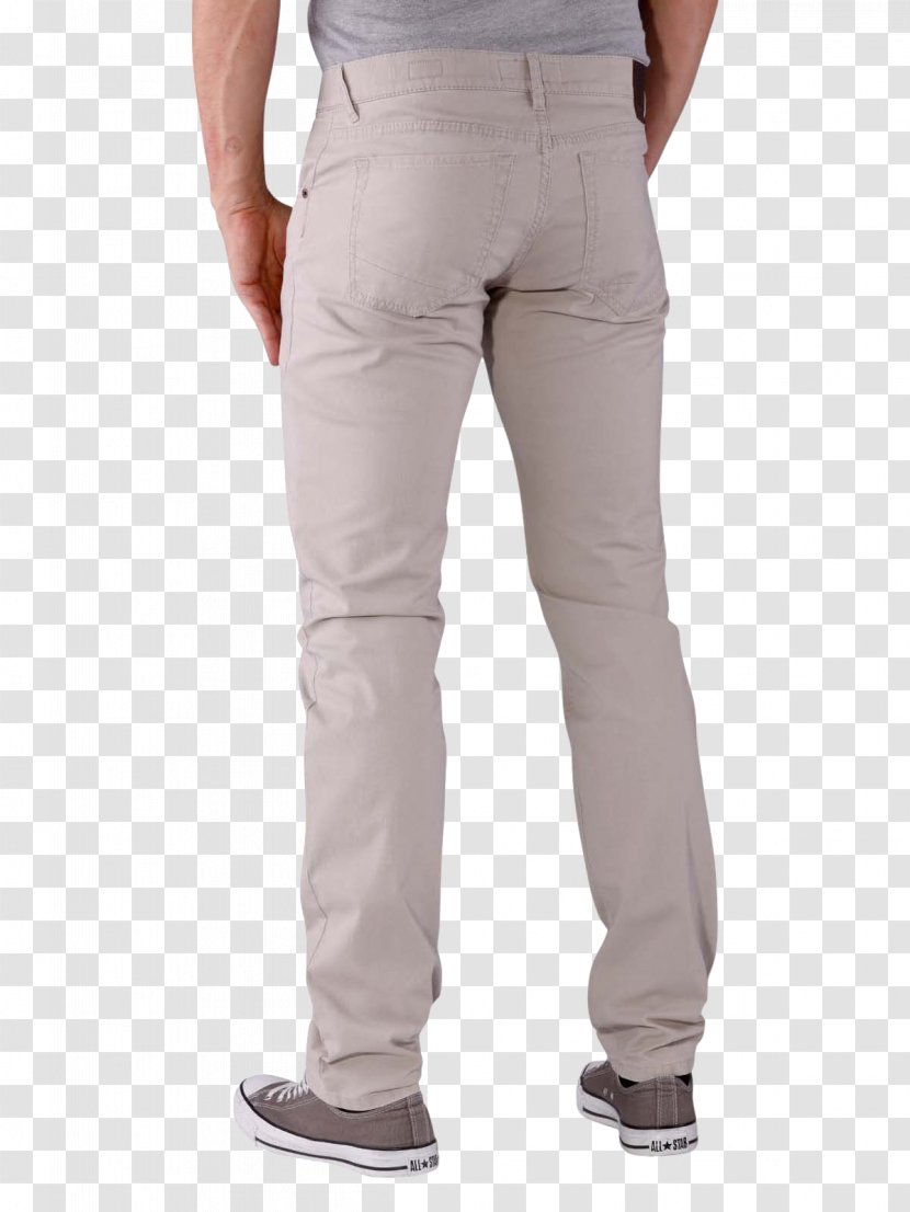 Jeans Slim-fit Pants Denim Shirt - Pocket - Beige Trousers Transparent PNG