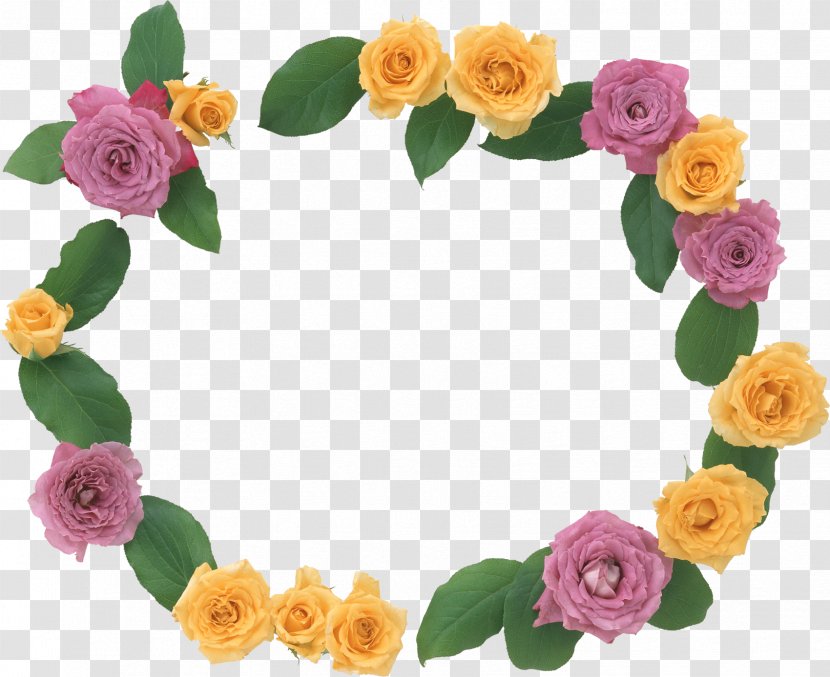 Picture Frames Cut Flowers Clip Art - Floral Design - Flower Transparent PNG