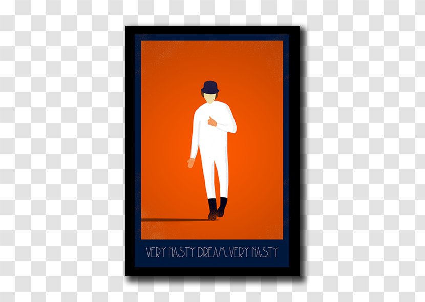 Film Poster Illustrator Graphic Designer Classic Movies - Orange - A Clockwork Font Transparent PNG