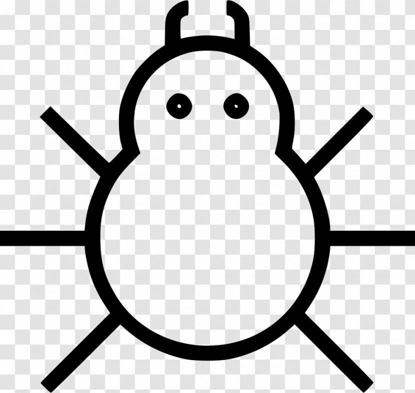 Black And White Art - Bugs Transparent PNG
