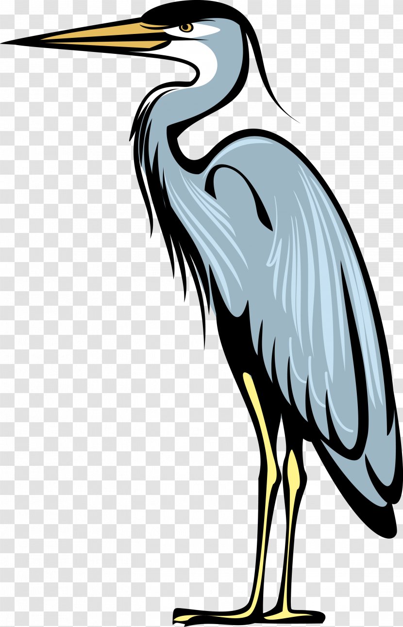 Great Blue Heron Bird Crane Heraldry - Eagle - Coat Transparent PNG