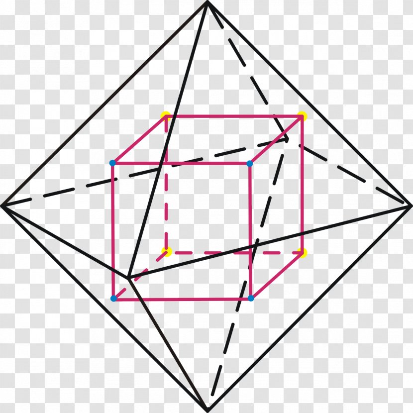 Platonic Solid Polyhedron Duality Octahedron Cube - Point Transparent PNG