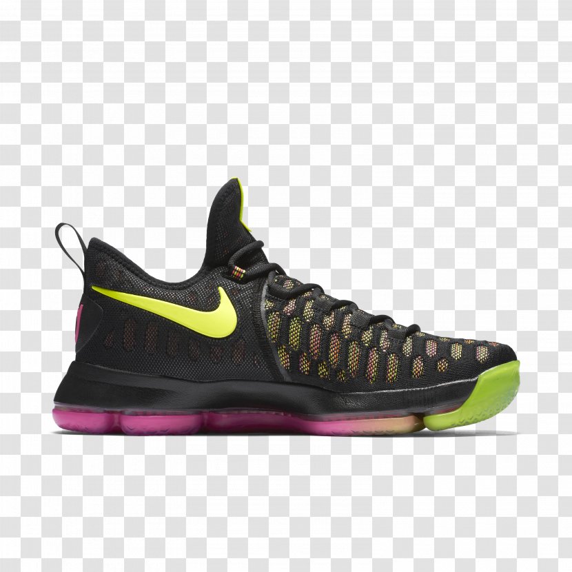 Nike Air Max Sneakers Basketball Shoe - Black Transparent PNG