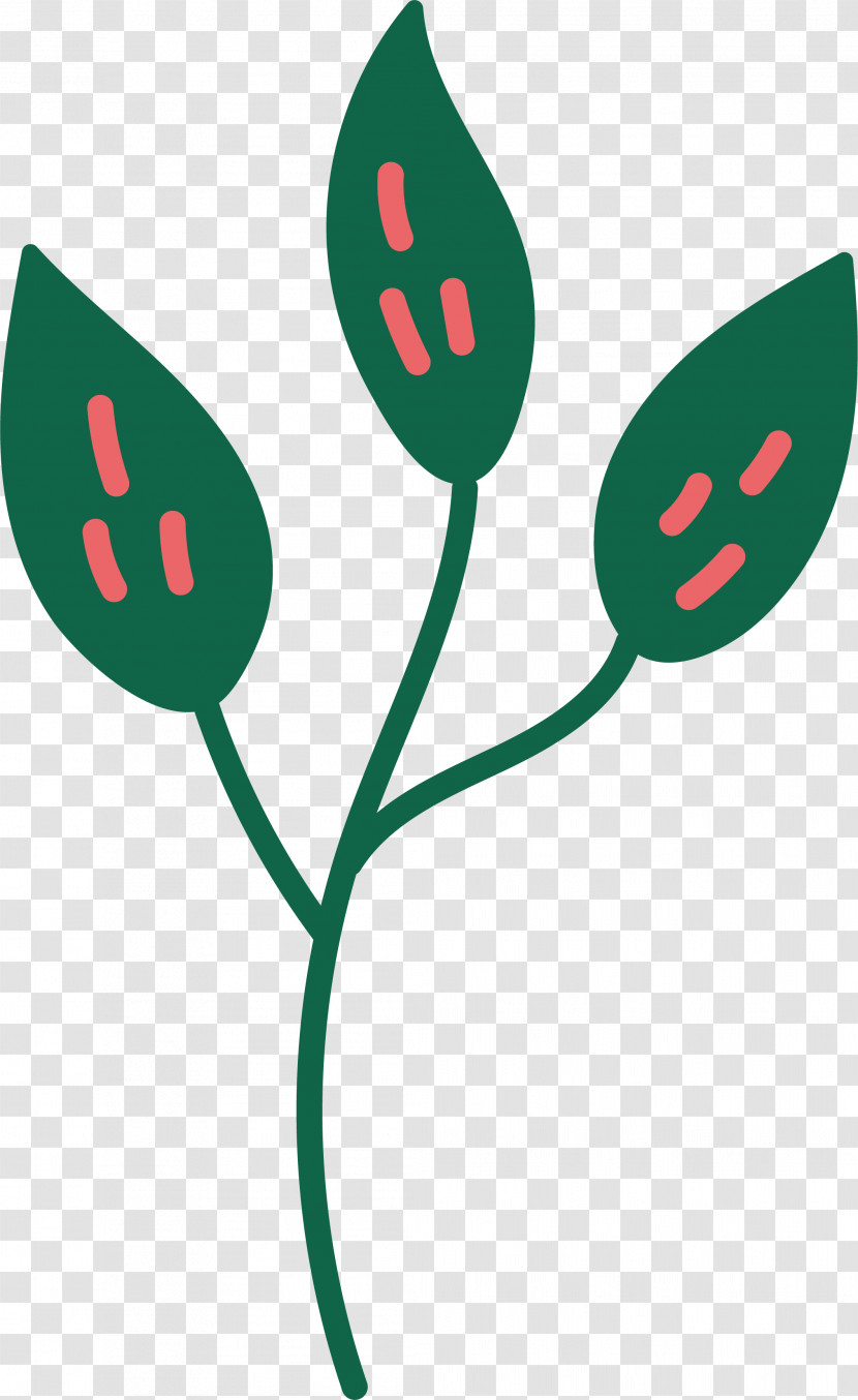 Logo Leaf Green Line M Transparent PNG