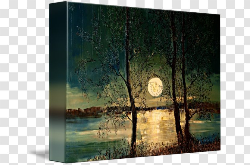 Art Watercolor Painting Canvas Print - Modern Transparent PNG