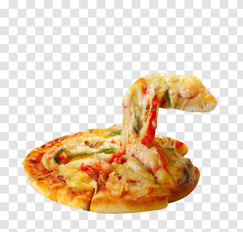 Pizza European Cuisine Bacon Junk Food Beefsteak - Cheese - Deli Delicious Material Transparent PNG