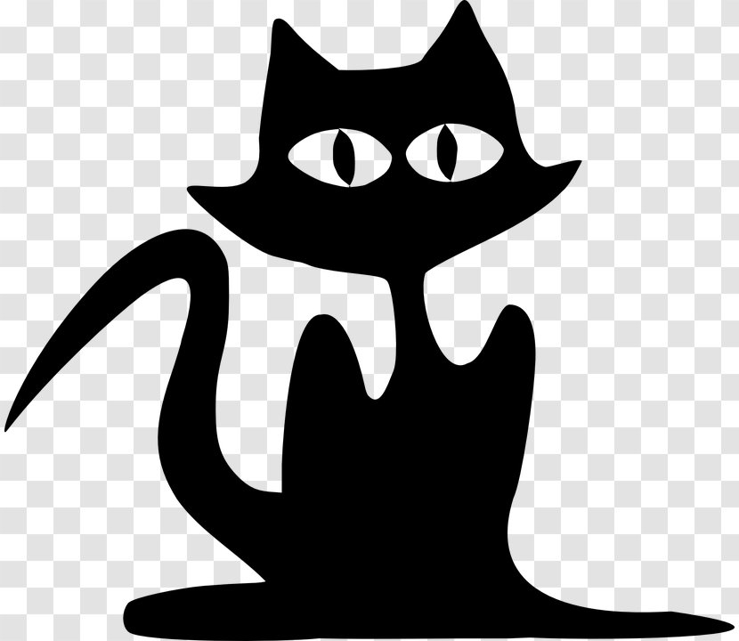 Black Cat Clip Art - Cats Transparent PNG