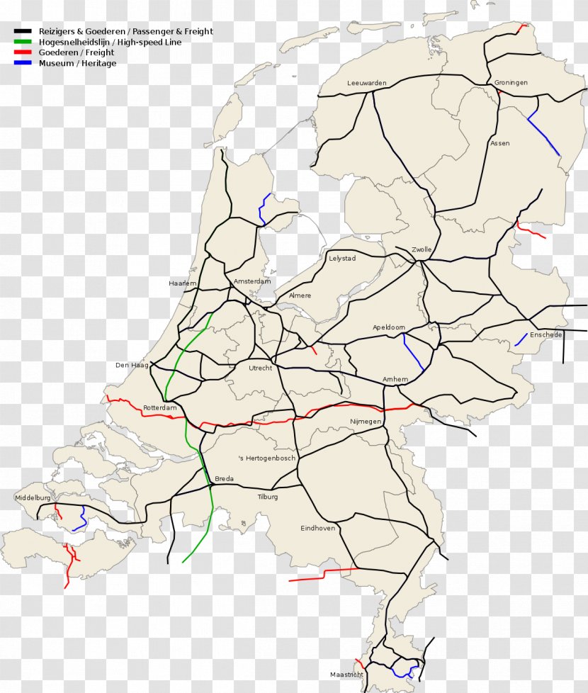Rail Transport Hoek Van Holland Haven Metro Station Train Trams In Rotterdam - Tram Transparent PNG