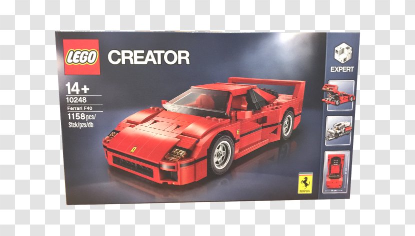 LEGO 10248 Creator Ferrari F40 LaFerrari Lego Transparent PNG