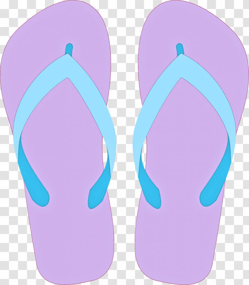 Lavender - Flipflops - Shoe Transparent PNG