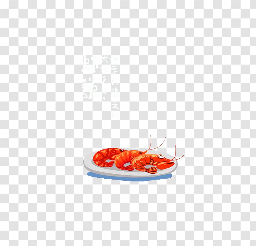 Red Fruit Pattern - Orange - Lobster Transparent PNG