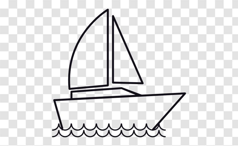 Sailing Ship Boat Symbol - Yachting Transparent PNG