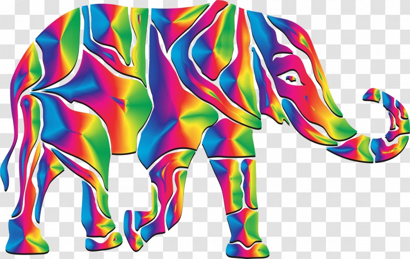 Clip Art African Elephant Abstract Image Transparent PNG