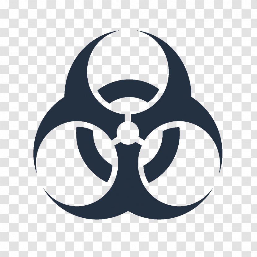 Biological Hazard Symbol Decal Illustration - Cool Symbols Clan Transparent PNG