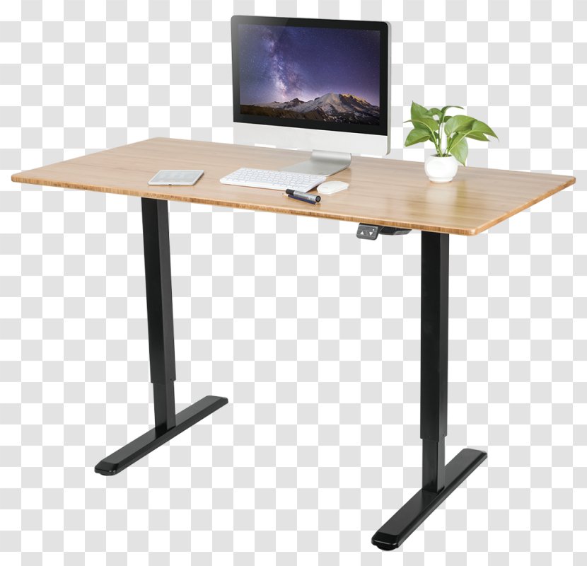 Standing Desk Sit-stand Table - Computer Transparent PNG
