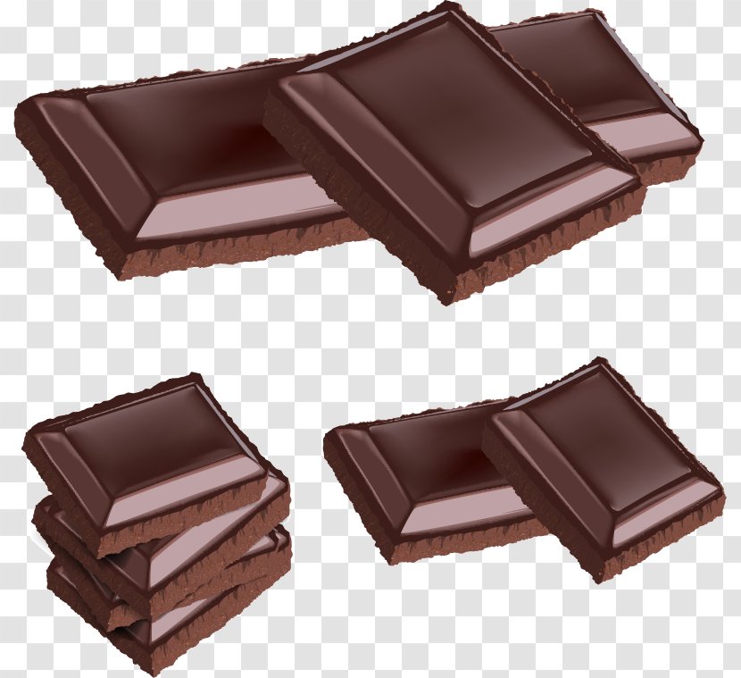 Chocolate Bar Food Illustration - Theobroma Cacao - Vector Into Blocks Transparent PNG