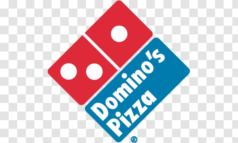 Domino's Pizza Logo Fast Food - Text Transparent PNG