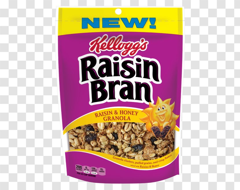 Breakfast Cereal Kellogg's Raisin Bran Crunch Toast - Allbran Transparent PNG