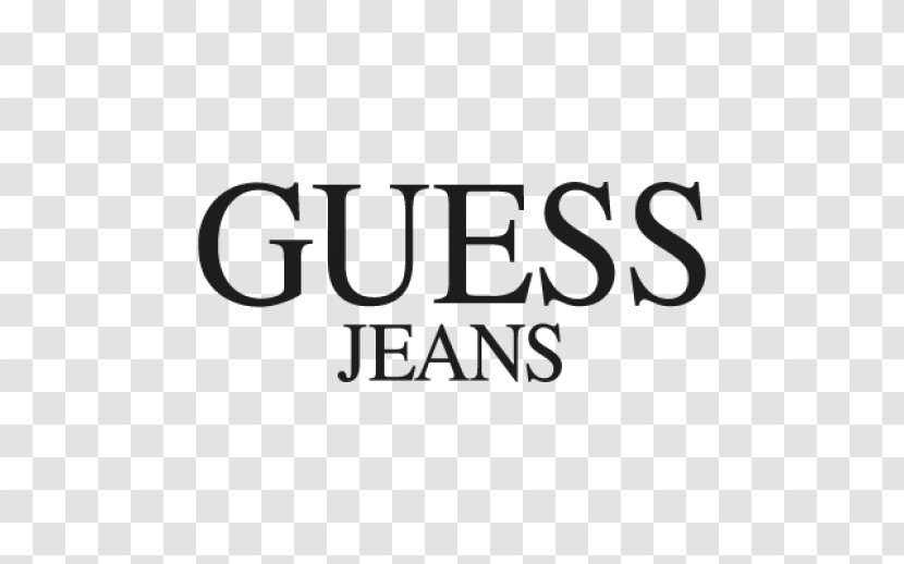 Guess Logo Jeans Clip Art - Black - Cliparts Transparent PNG