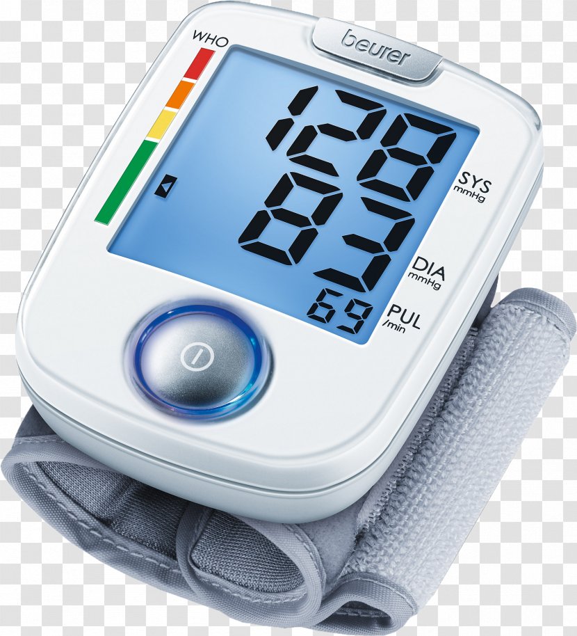 Sphygmomanometer Blood Pressure Heart Rate Monitor Health Care Wrist - Hardware Transparent PNG