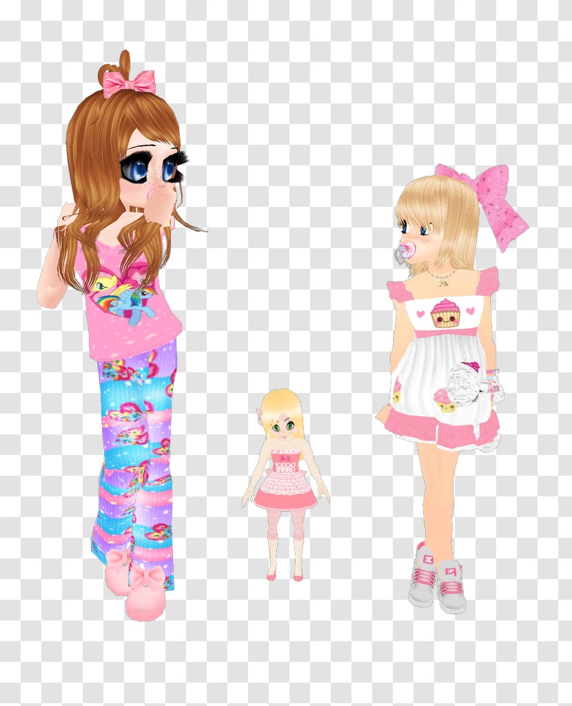 Barbie Toddler Pink M Cartoon Character - Candy-colored Transparent PNG