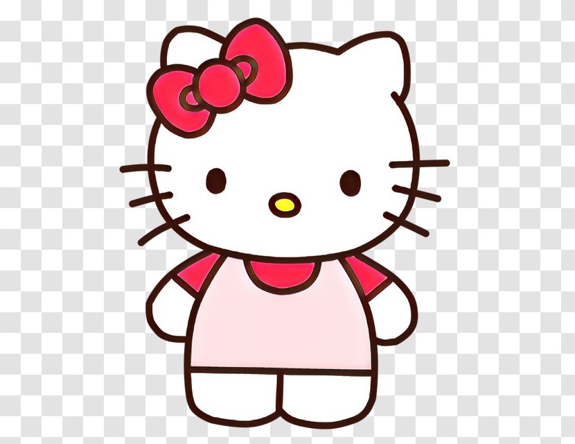 Hello Kitty Head - Pink - Sticker Pleased Transparent PNG