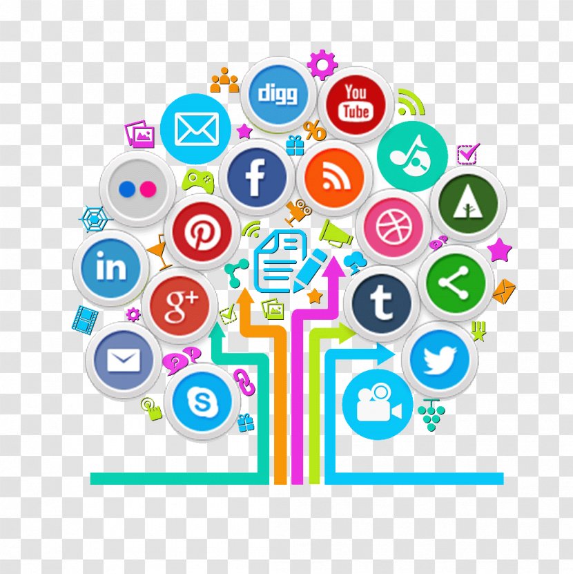 Social Media Marketing Digital Optimization - Business - Network Transparent PNG