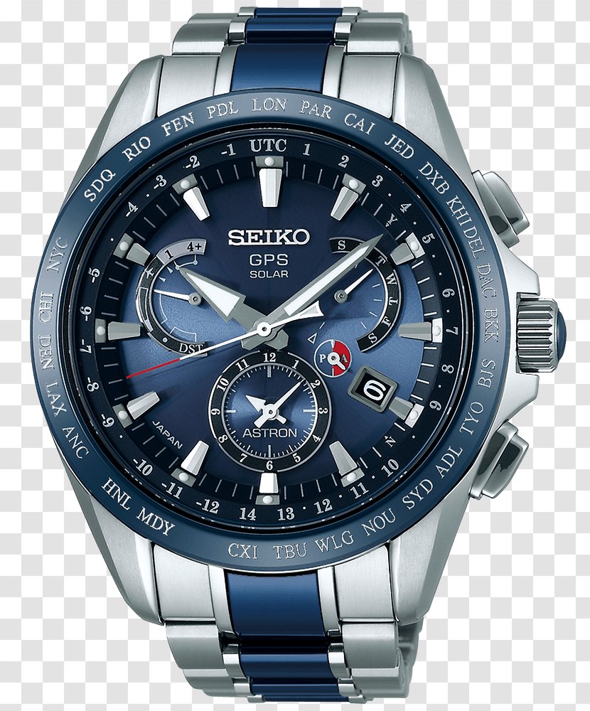 Astron Seiko GPS Watch Navigation Systems - Steel - Watches Transparent PNG
