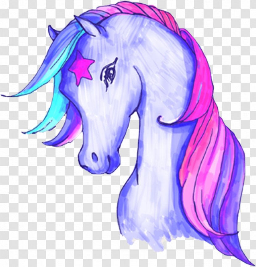 Collage Drawing Unicorn Art Wallpaper - Tree Transparent PNG