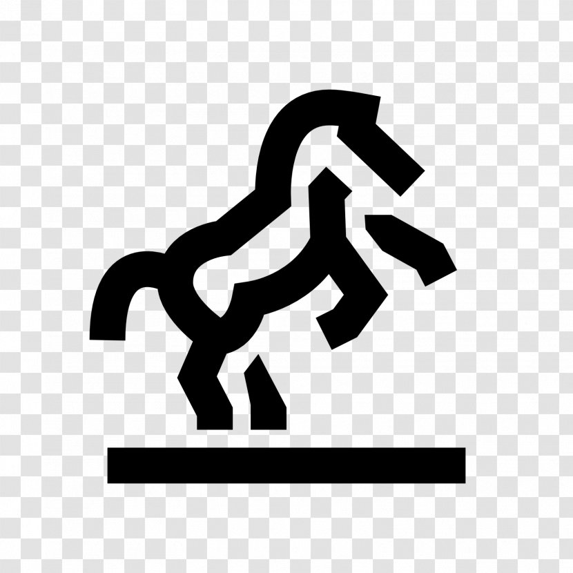 Equestrian Statue Computer Icons - Black And White - It's Like A Train Transparent PNG