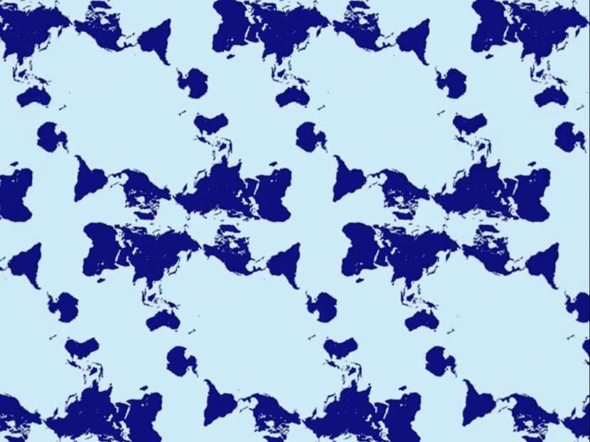 Miraikan Authagraph Projection World Map Transparent PNG
