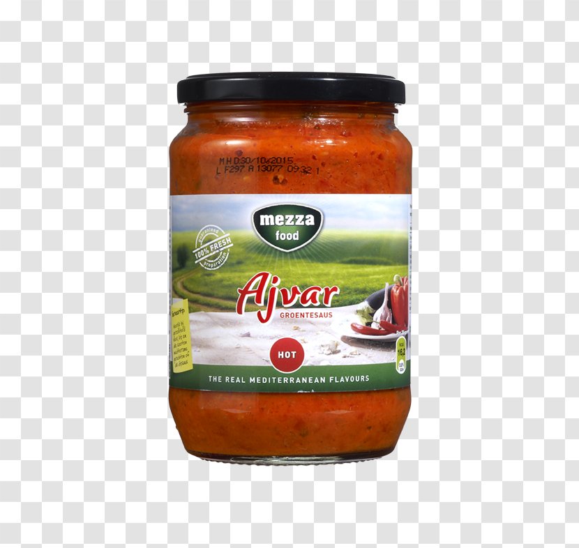 Sauce Ajvar Relish Food Podravka - Fruit Preserve - Lutenica Transparent PNG