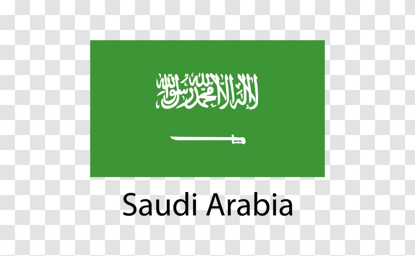Flag Of Saudi Arabia National Patch - Diagram Transparent PNG