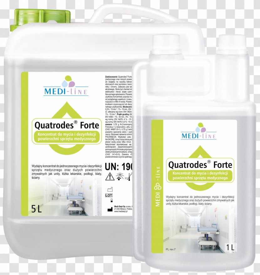 Disinfectants Liter Bottle Floor Hygiene - Medical Equipment Transparent PNG