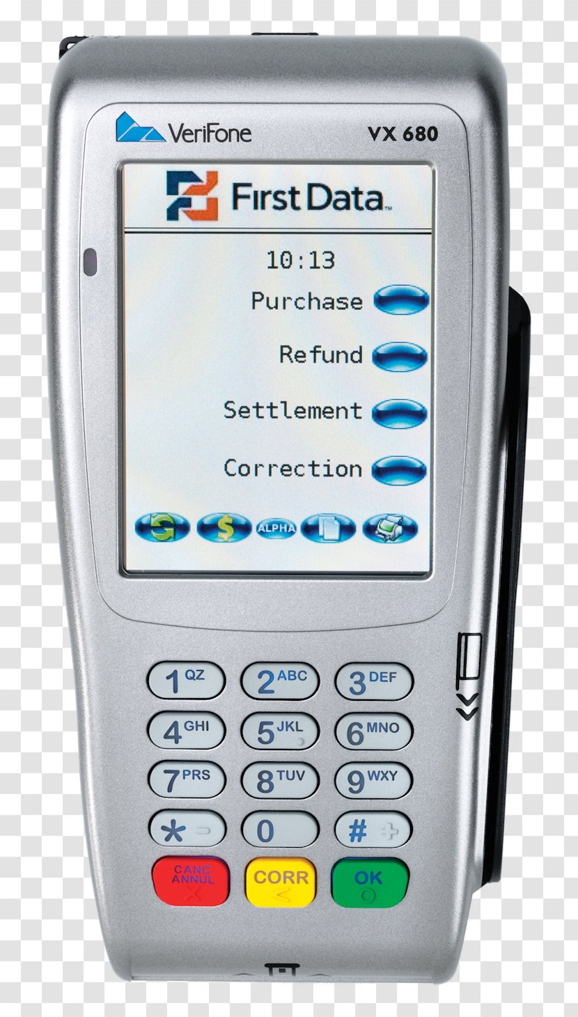 Feature Phone First Data Mobile Phones 3G Service - Payment - Message Display Transparent PNG