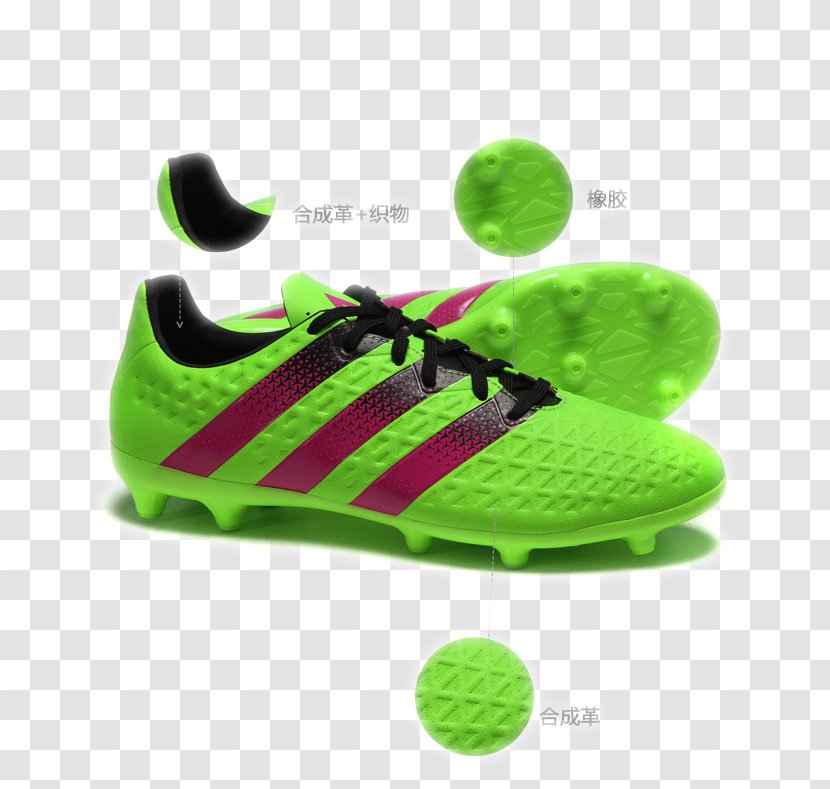 Cleat Adidas Sneakers Shoe Football Boot - Soccer Shoes Transparent PNG