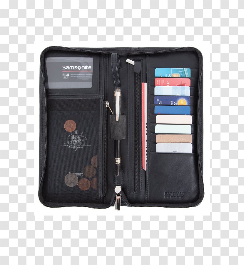 Samsonite Wallet Travel Bag Leather - Passport Hand Transparent PNG