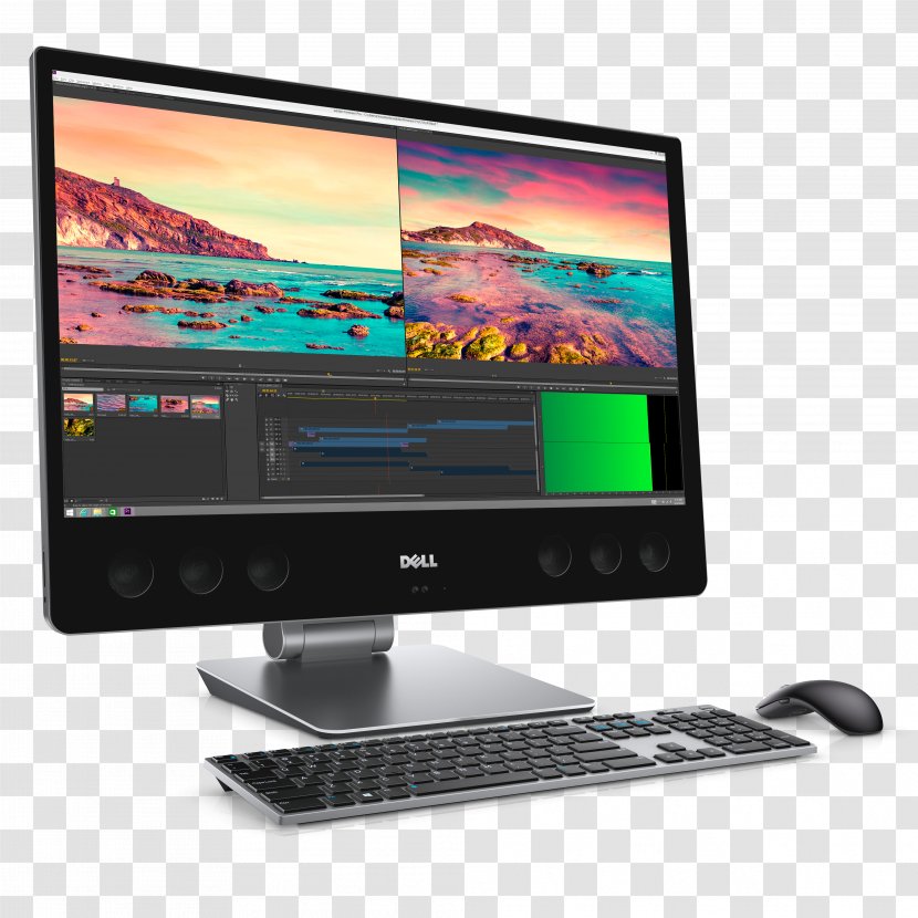 Dell XPS Laptop Desktop Computers All-in-One - System - Aquarius Transparent PNG
