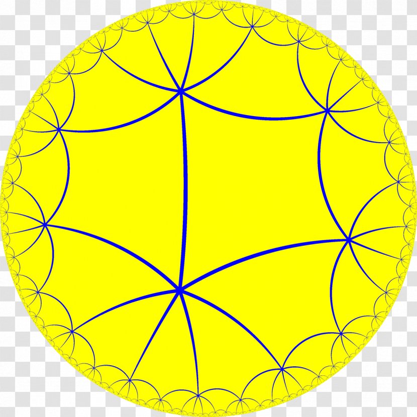 Symmetry Circle Point Leaf Pattern - Yellow Transparent PNG