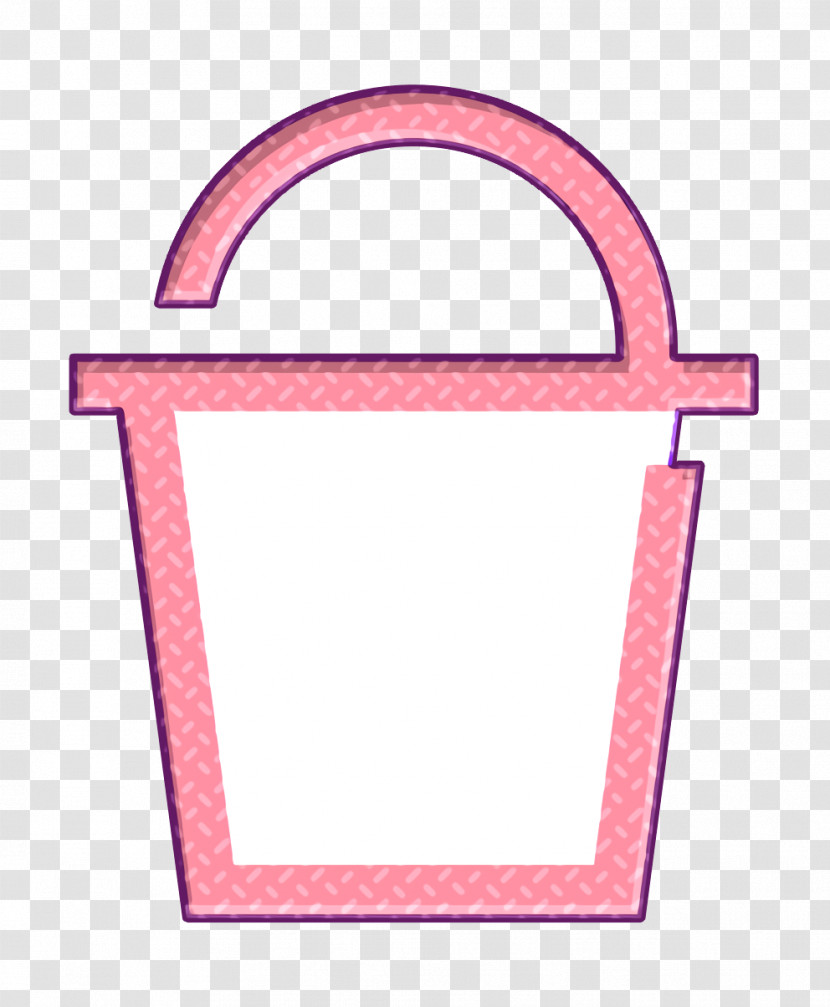Summer Icon Bucket Icon Transparent PNG
