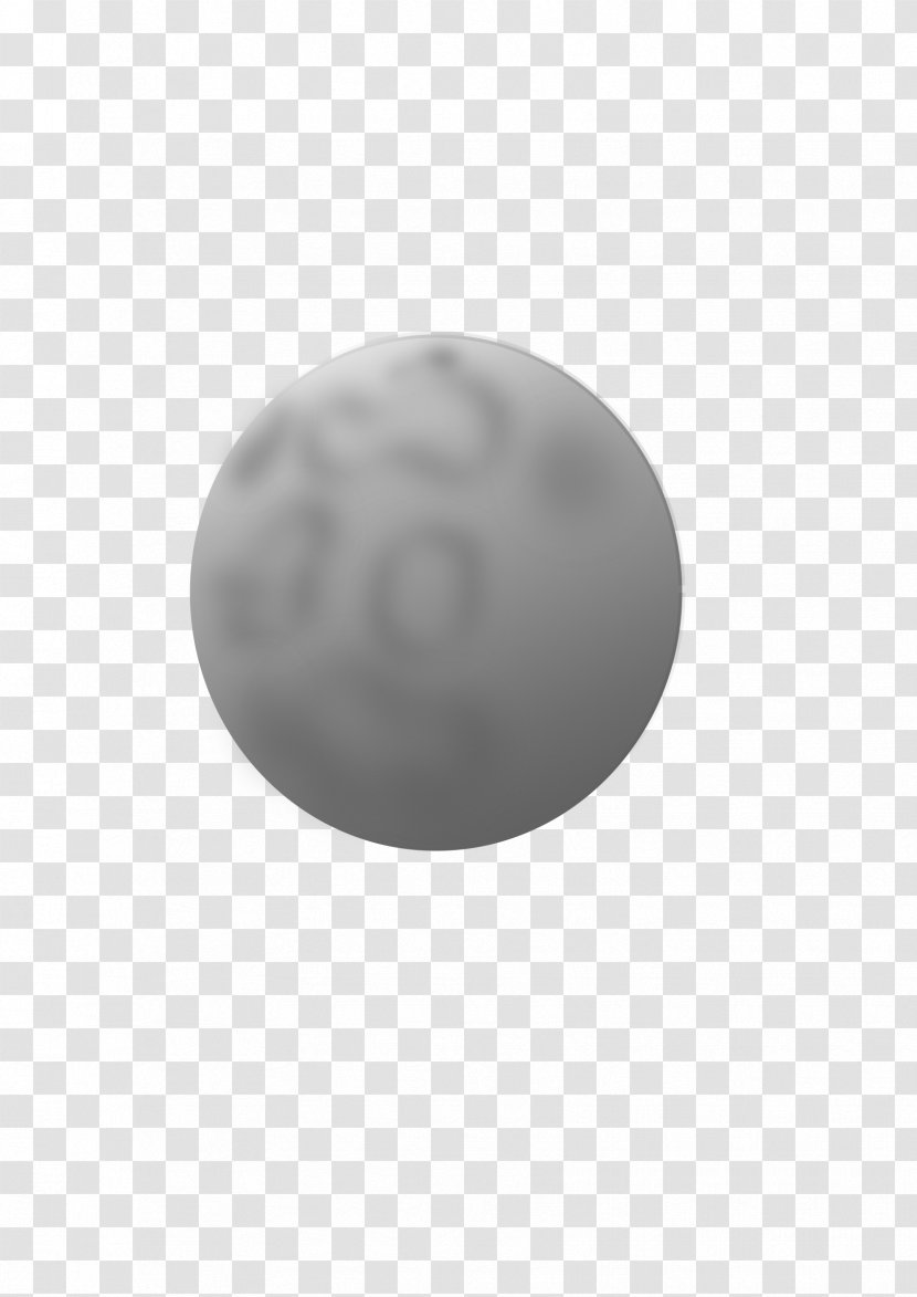 Product Design Sphere Grey - Pluto Planet Transparent PNG