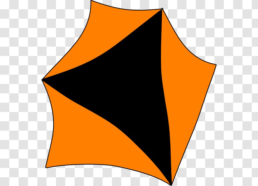 Triangle Line Point Area - Orange - RIP Transparent PNG