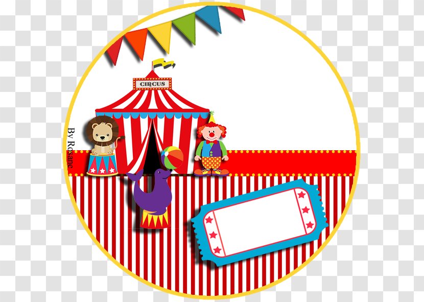 Circus Party Clown Convite - Supply - Carnival Theme Transparent PNG