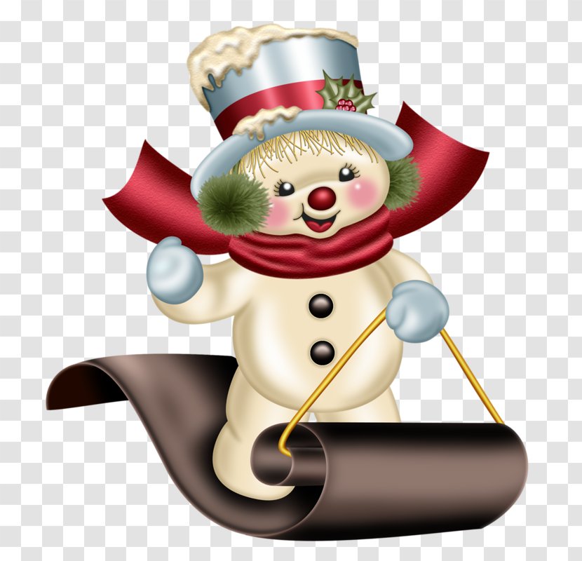 Christmas Ornament Snowman Idea Clip Art - Feliz Navidad - Skiing Transparent PNG